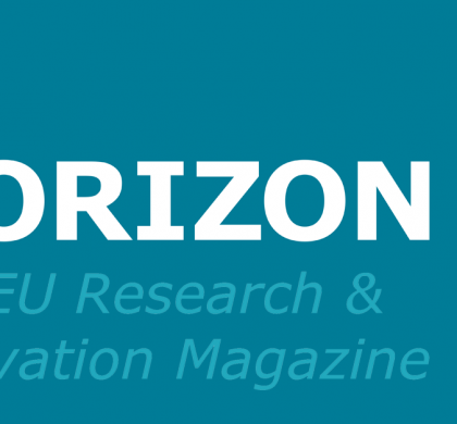 The cover of Horizon. The EU Research & Innovation Magazine
