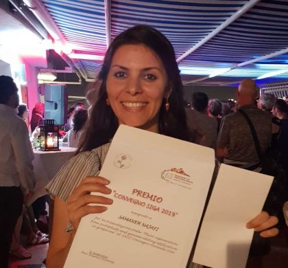 Samaneh and the Best Poster Prize (63rd SIGA Annual Congress)