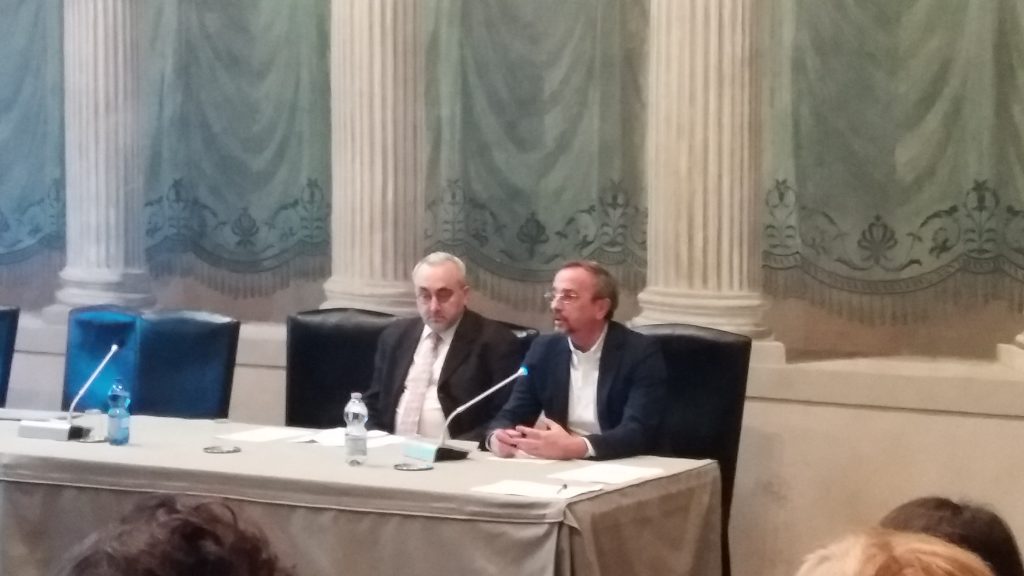 Denis Delfitto and Mario Pezzotti (Second INVITE annual seminar, Verona, 4/12/2019)