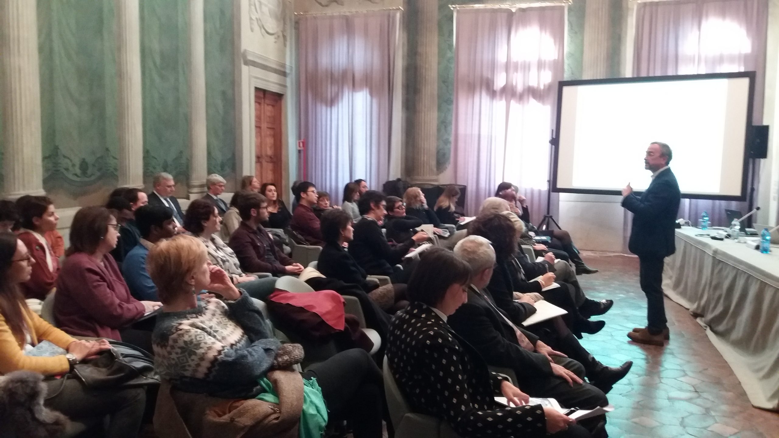 Mario Pezzotti at the second INVITE annual workshop (Verona, 4/12/2019)